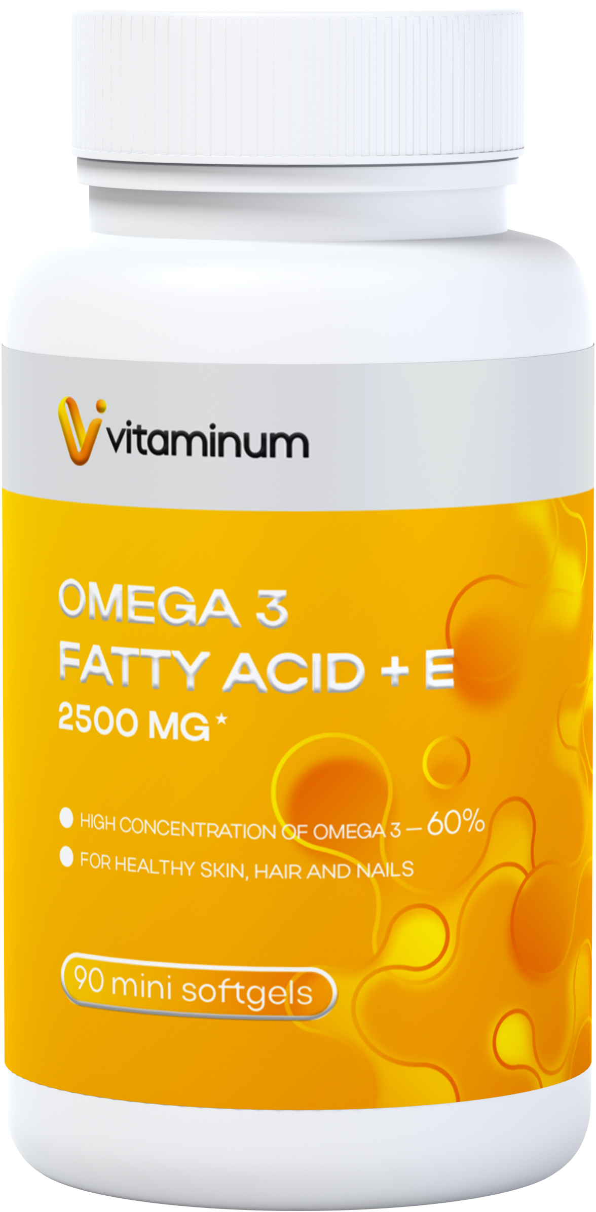  Vitaminum ОМЕГА 3 60% + витамин Е (2500 MG*) 90 капсул 700 мг  в Димитровграде